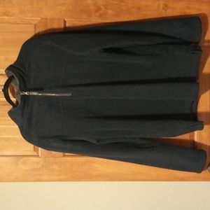 London Fog men's size XL mock neck 1/3 zip up fleece